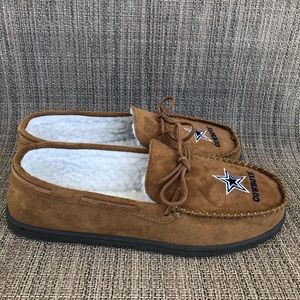 cowboys moccasin slippers